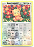 Teddiursa Reverse Holo Common SWSH07 Evolving Skies 126/203 NM Mizue