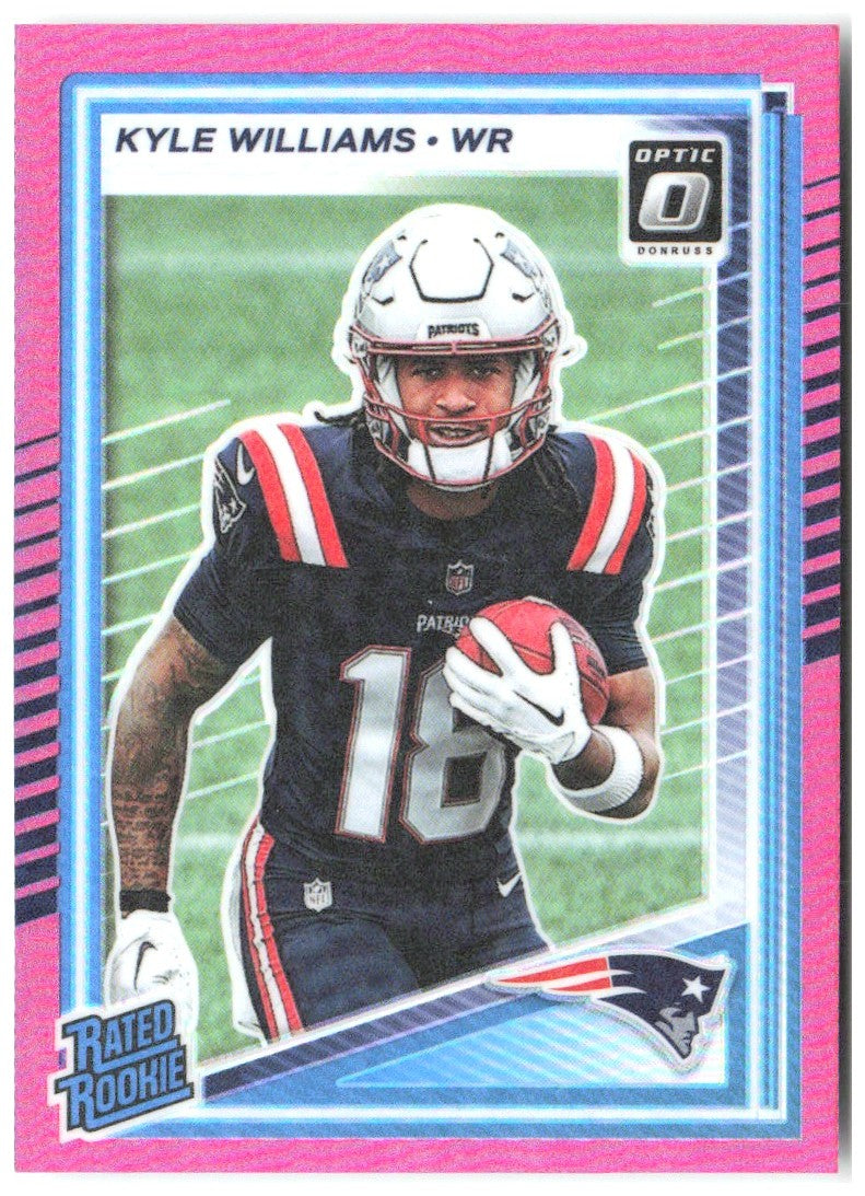 Kyle Williams Donruss Optic - Pink 245 2025 New England Patriots
