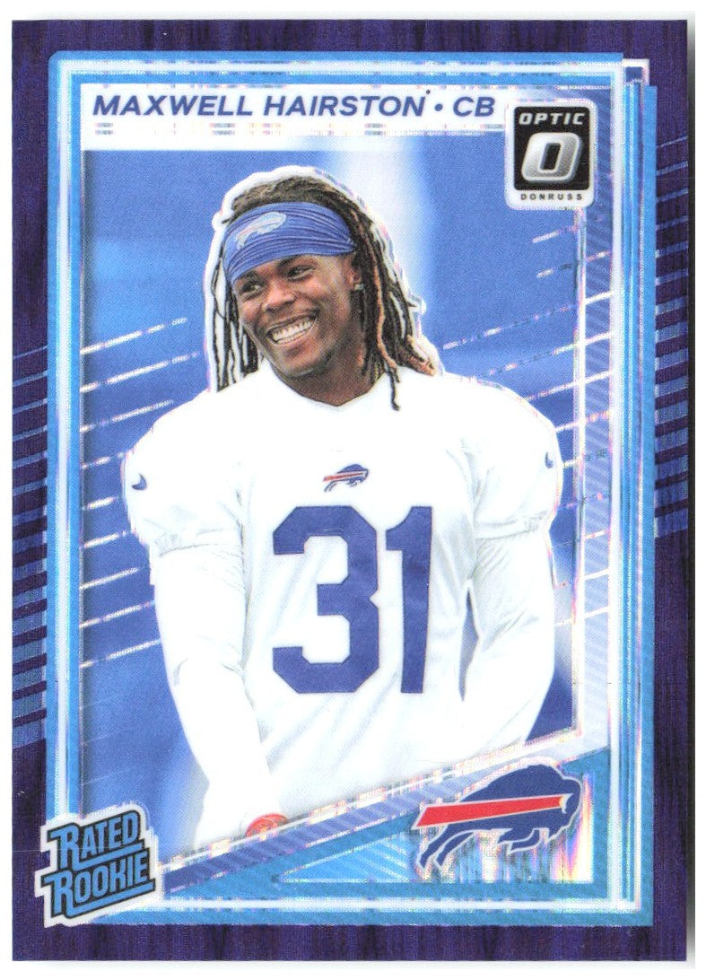 Maxwell Hairston Donruss Optic - Purple Shock 286 2025 Buffalo Bills