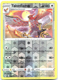 Talonflame Reverse Holo Rare SWSH07 Evolving Skies 140/203 NM Tika Matsuno