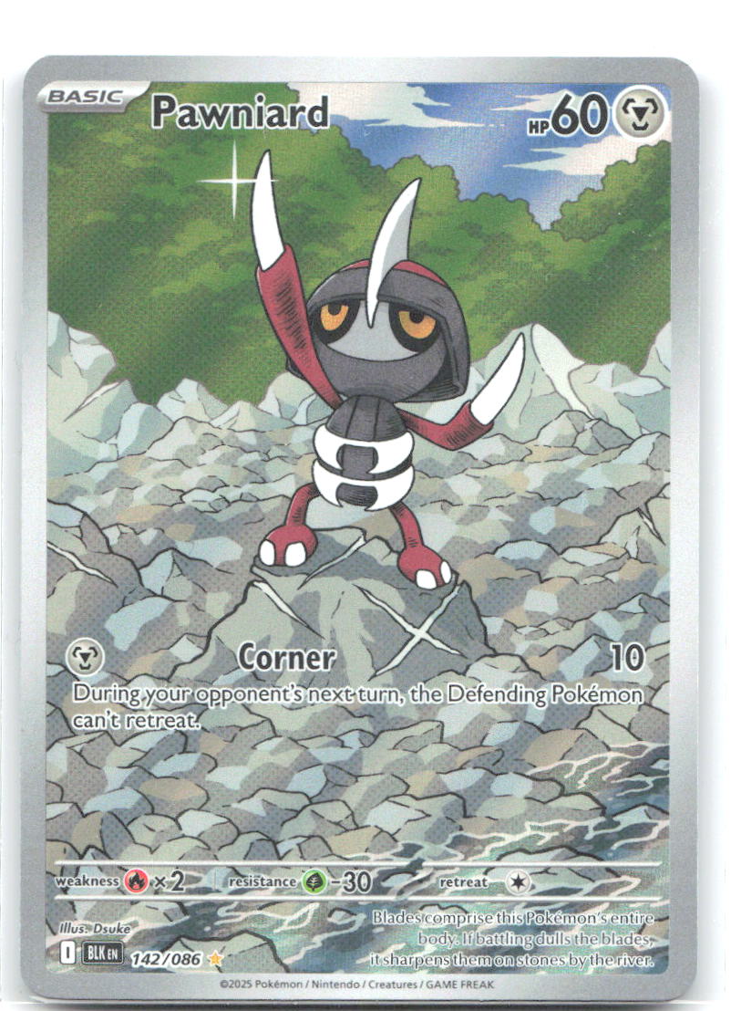 Pawniard Holo Illustration Rare SV: Black Bolt 142/086 NM Dsuke