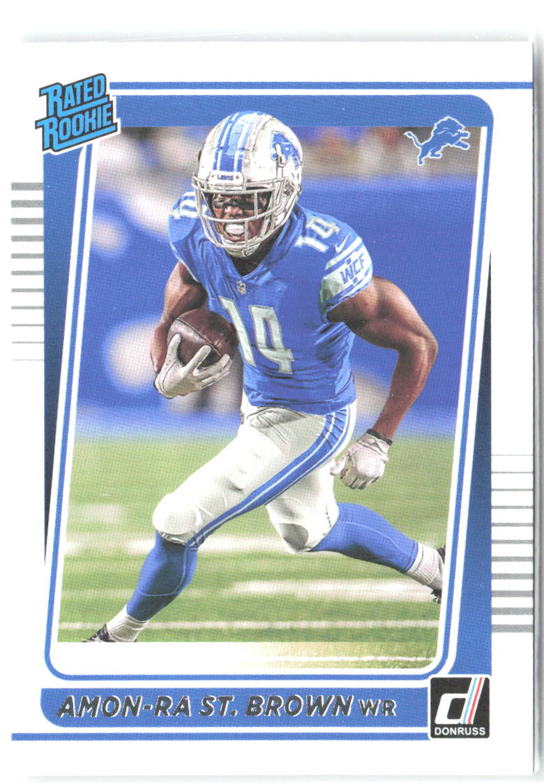 Amon-Ra St. Brown Donruss 284 2021 Detroit Lions RC