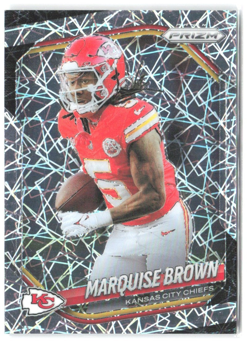 Marquise Brown Panini Prizm - Lazer 287 2025 Kansas City Chiefs