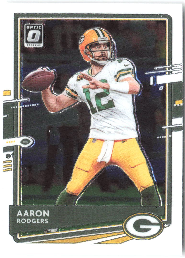 Aaron Rodgers Donruss Optic 38 2020 Green Bay Packers