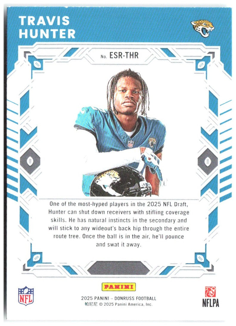 Travis Hunter Donruss The Elite Series Rookies ESR-THR 2025 Jacksonville Jaguars
