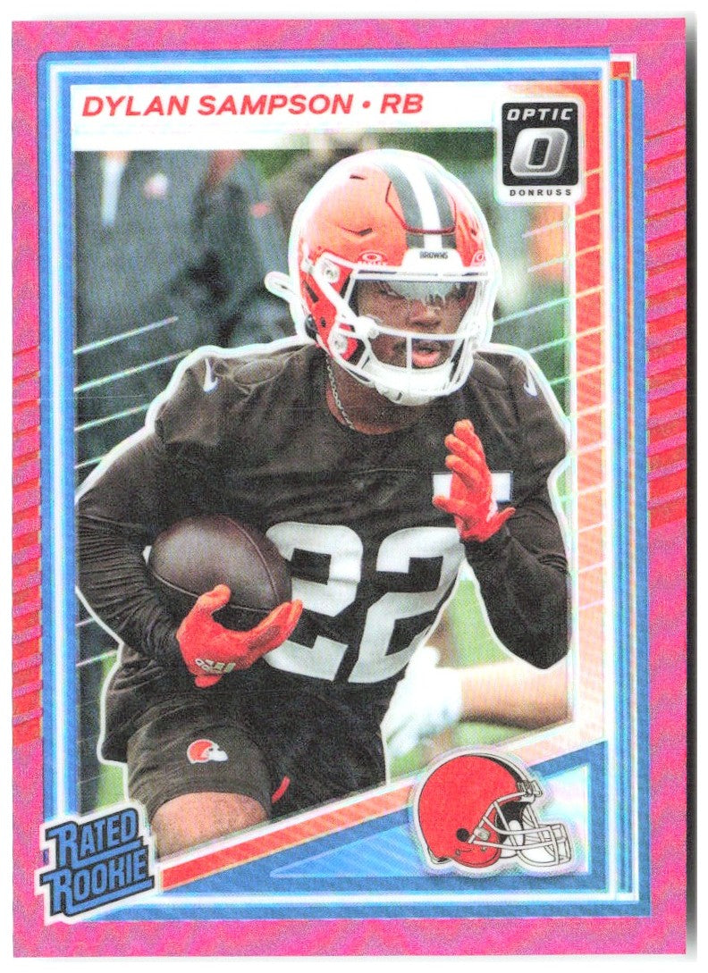 Dylan Sampson Donruss Optic - Pink 238 2025 Cleveland Browns