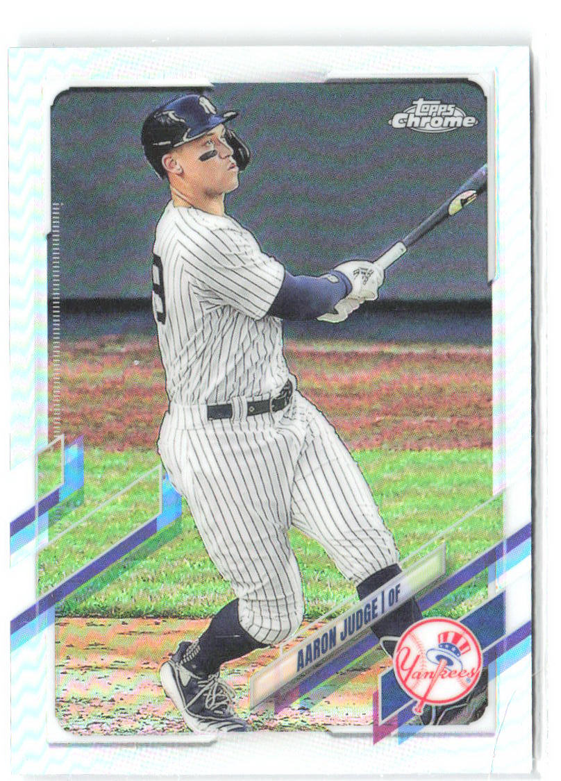 Aaron Judge Topps Chrome - Refractor 99 2021 New York Yankees