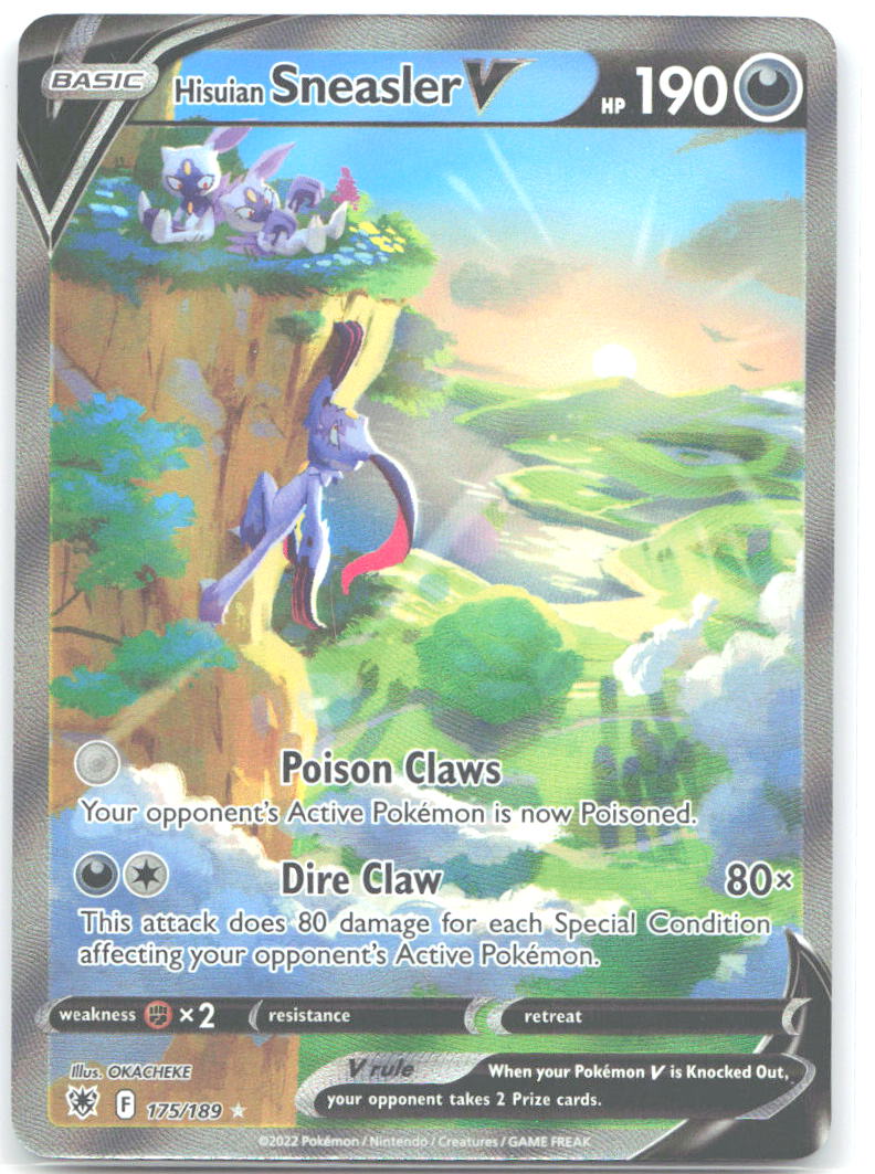 Hisuian Sneasler V Alternate Full Art Holo SWSH10: Astral Radiance 175/189 NM