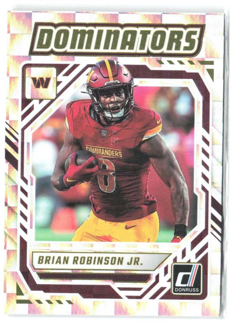 Brian Robinson Jr. Donruss - Dominators DOM-BRN 2025 Washington Commanders