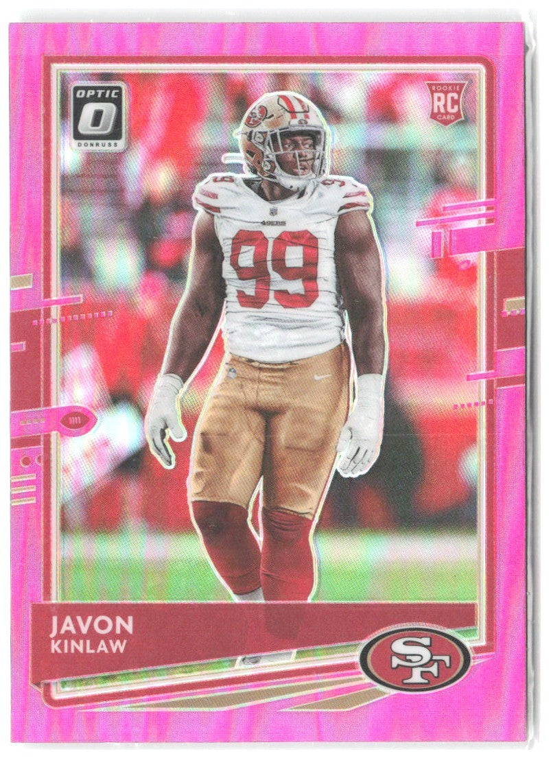 Javon Kinlaw Donruss Optic - Pink 115 2020 San Francisco 49ers