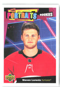 Steven Lorentz Upper Deck - UD Portraits P-56 2020-21 Carolina Hurricanes