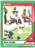 Nick Chubb Donruss - Press Proof Green 107 2024 Cleveland Browns