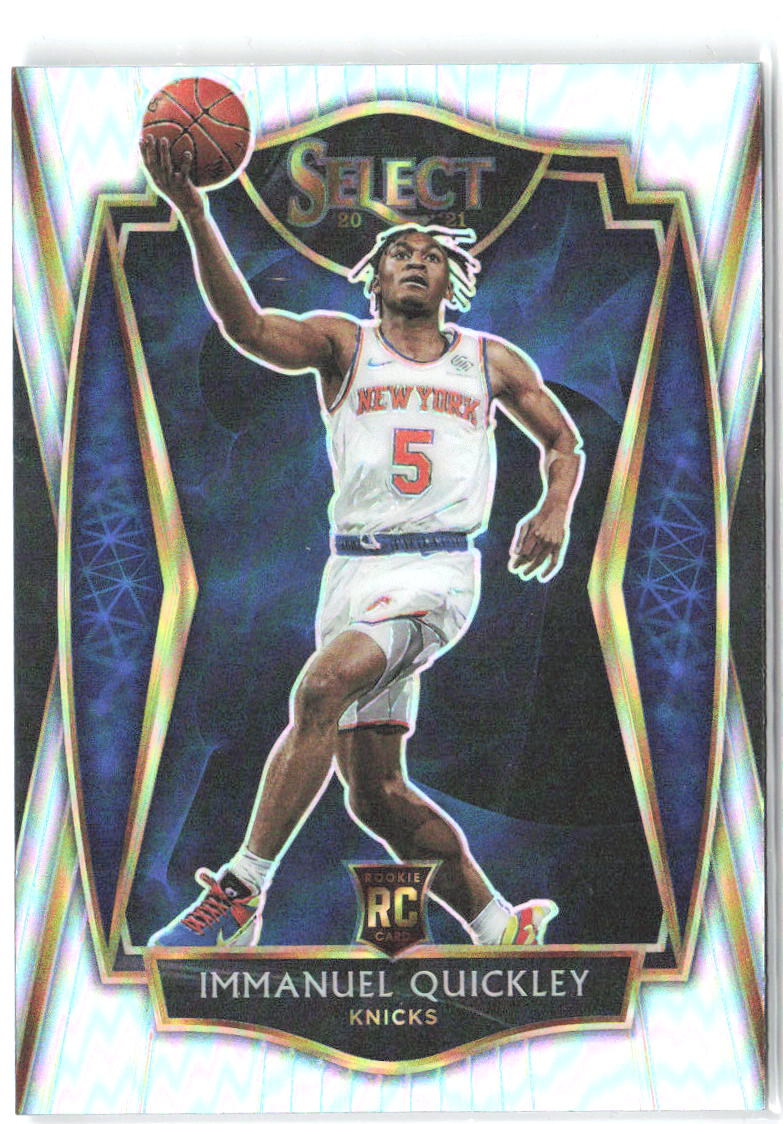Immanuel Quickley Panini Select - Silver Prizms 172 2020-21 New York Knicks