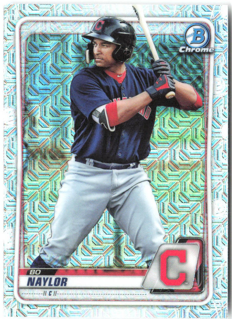Bo Naylor Bowman Chrome Prospects Mojo Refractors BCP-234 2020 Cleveland Indians