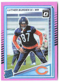 Luther Burden III Donruss - Optic Rated Rookies Pink 395 2025 Chicago Bears