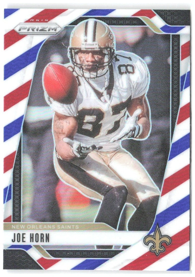 Joe Horn Panini Prizm - Red White and Blue 210 2024 New Orleans Saints