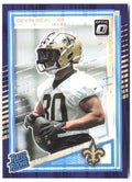 Devin Neal Donruss Optic - Purple Shock 282 2025 New Orleans Saints