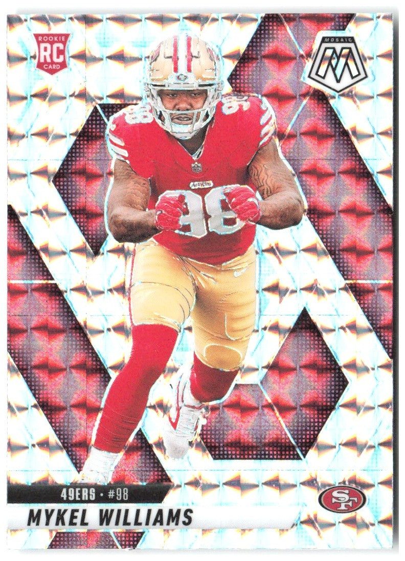 Mykel Williams Panini Mosaic - Mosaic 307 2025 San Francisco 49ers