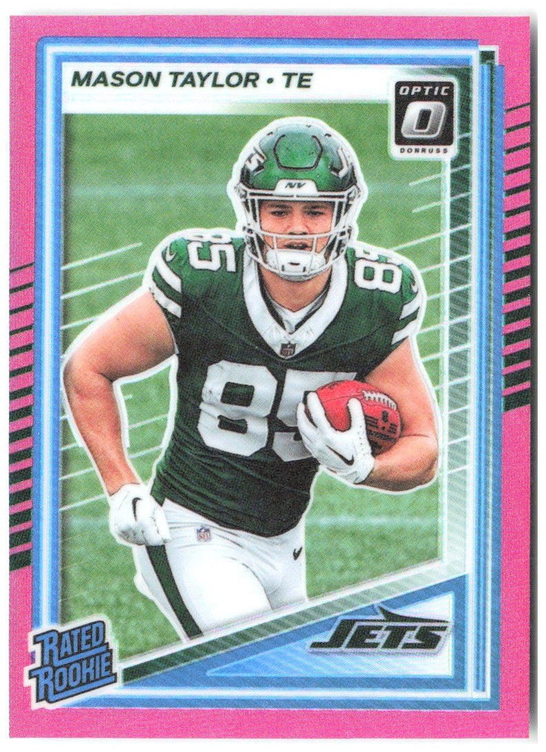 Mason Taylor Donruss Optic - Pink 274 2025 New York Jets