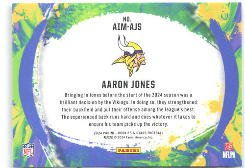 Aaron Jones  Rookies & Stars - Artistry in Motion Longevity AIM-AJS 2024 Vikings