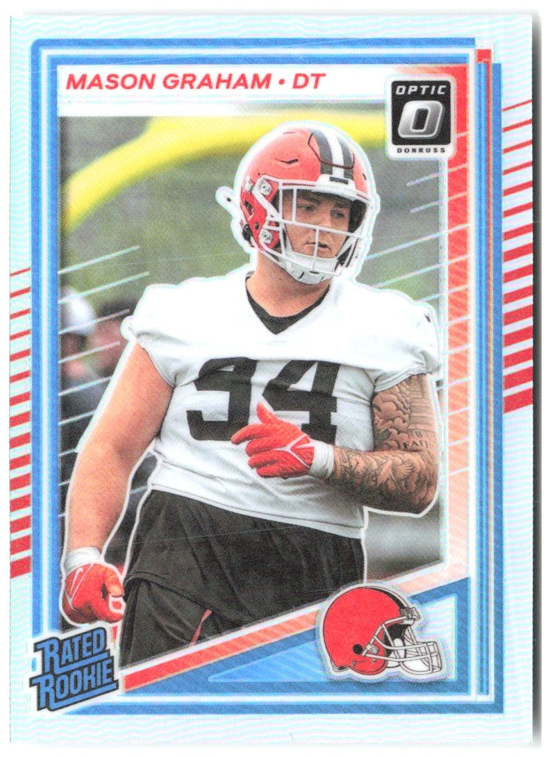 Mason Graham Donruss Optic - Holo 206 2025 Cleveland Browns