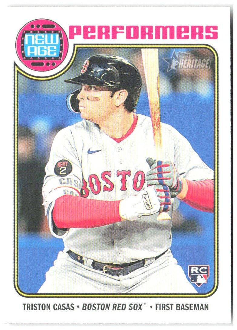 Triston Casas Topps Heritage - New Age Performers NA-8 2023 Boston Red Sox
