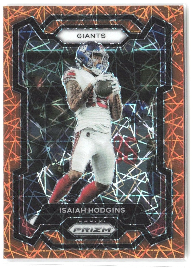 Isaiah Hodgins Panini Prizm - Lazer 223 2023 New York Giants