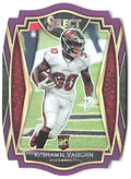 Ke'Shawn Vaughn Panini Select Purple Prizm Die Cut 173 2020 Tampa Bay Buccaneers