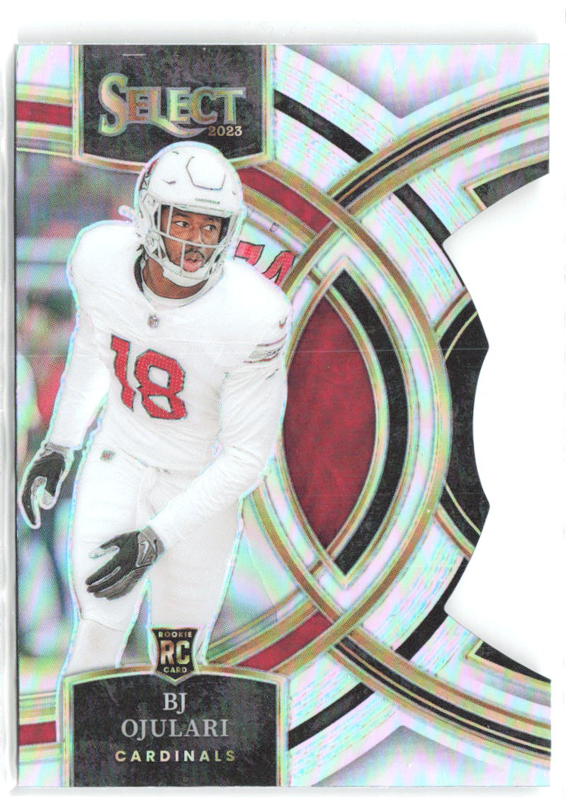 BJ Ojulari Panini Select - Silver Prizms Die Cuts 188 2023 Arizona Cardinals