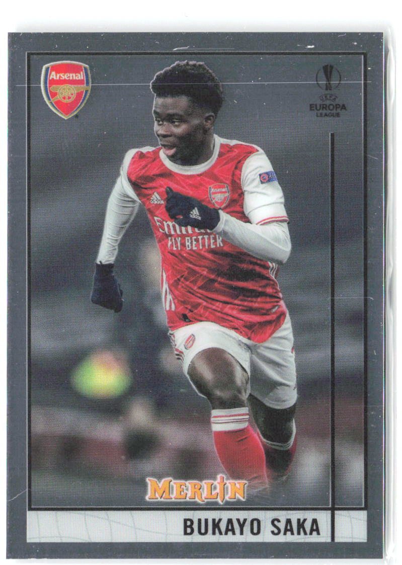 Bukayo Saka Merlin UEFA Champions League 69 2020-21 Arsenal FC