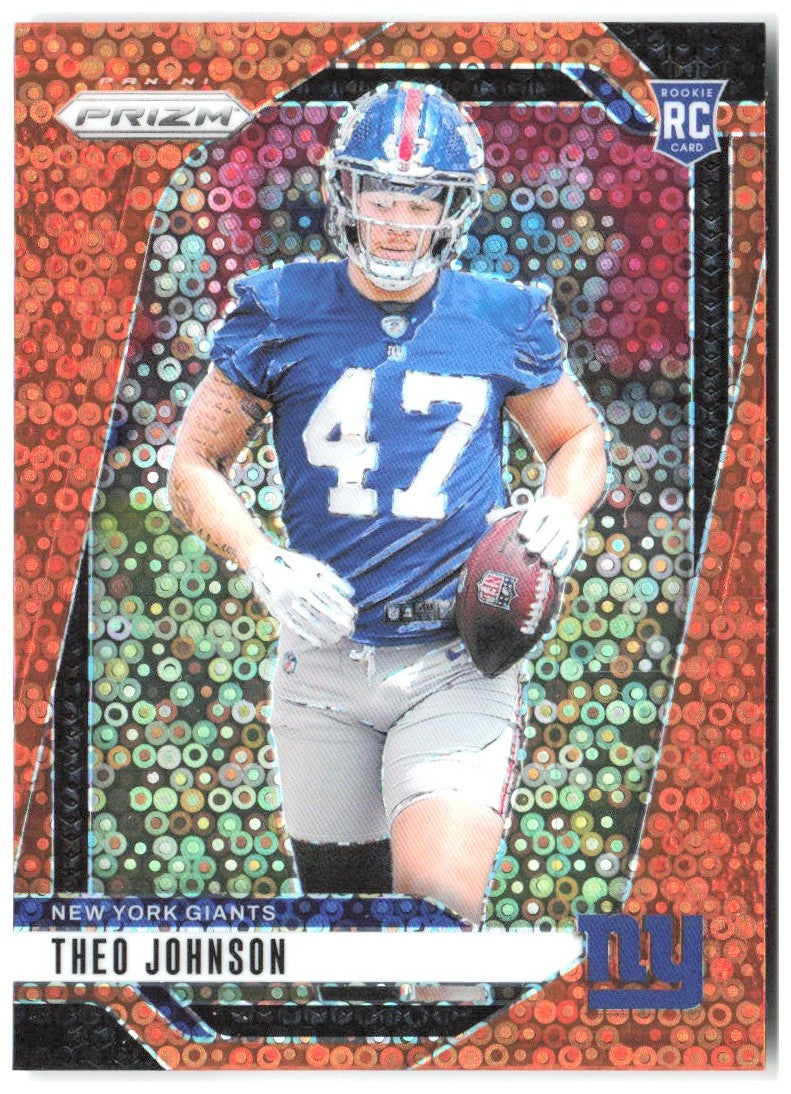 Theo Johnson Panini Prizm - Disco 390 2024 New York Giants