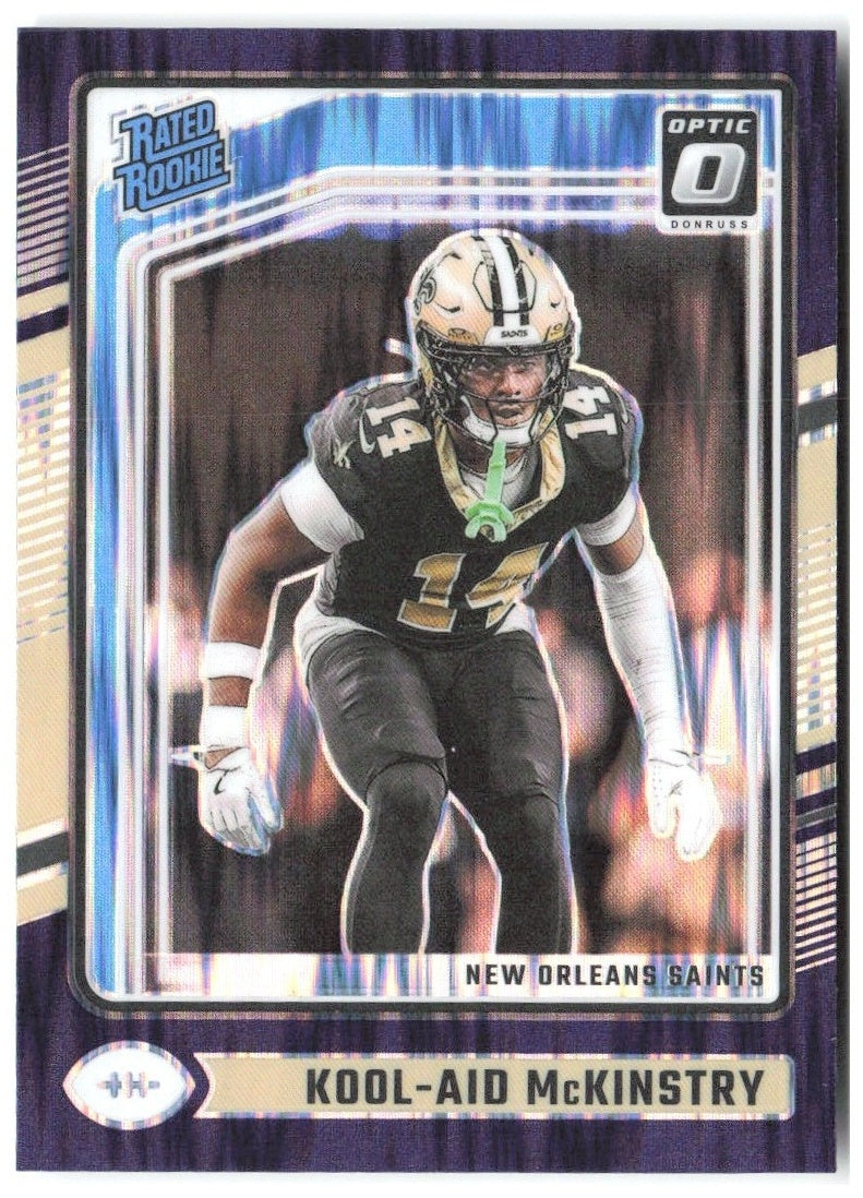 Kool-Aid McKinstry Donruss Optic - Purple Shock 264 2024 New Orleans Saints