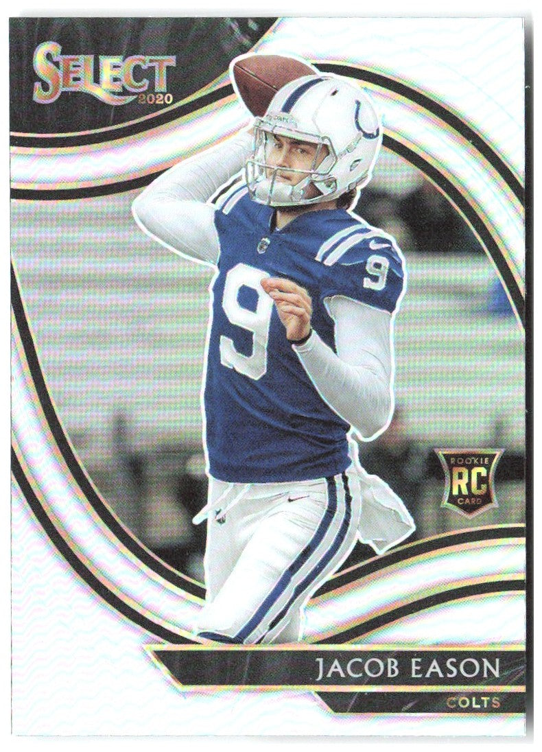 Jacob Eason Panini Select - Silver Prizm 348 2020 Indianapolis Colts