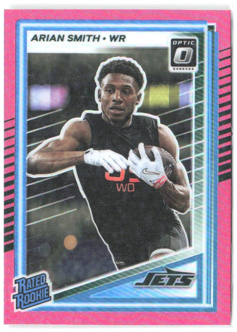 Arian Smith Donruss Optic - Pink 285 2025 New York Jets