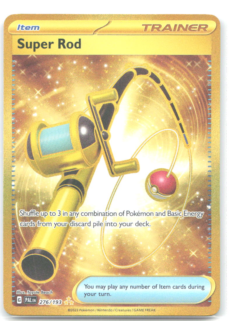 Super Rod Holo Hyper Rare SV02 Paldea Evolved 276/193 NM Toyste Beach