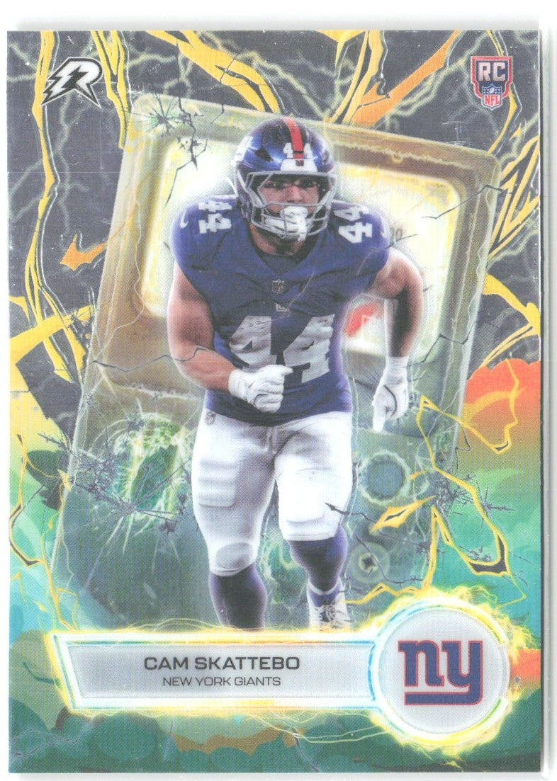 Cam Skattebo Topps Resurgence - Voltaic Refractor VT-5 2025 New York Giants