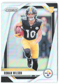 Roman Wilson Panini Prizm - Silver 384 2024 Pittsburgh Steelers