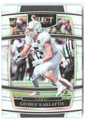 George Karlaftis Select Draft Picks - Silver Prizm 25 2022 Purdue Boilermakers