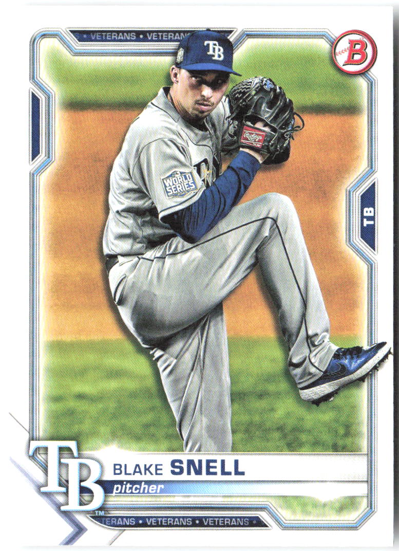 Blake Snell Bowman 82 2021 Tampa Bay Rays
