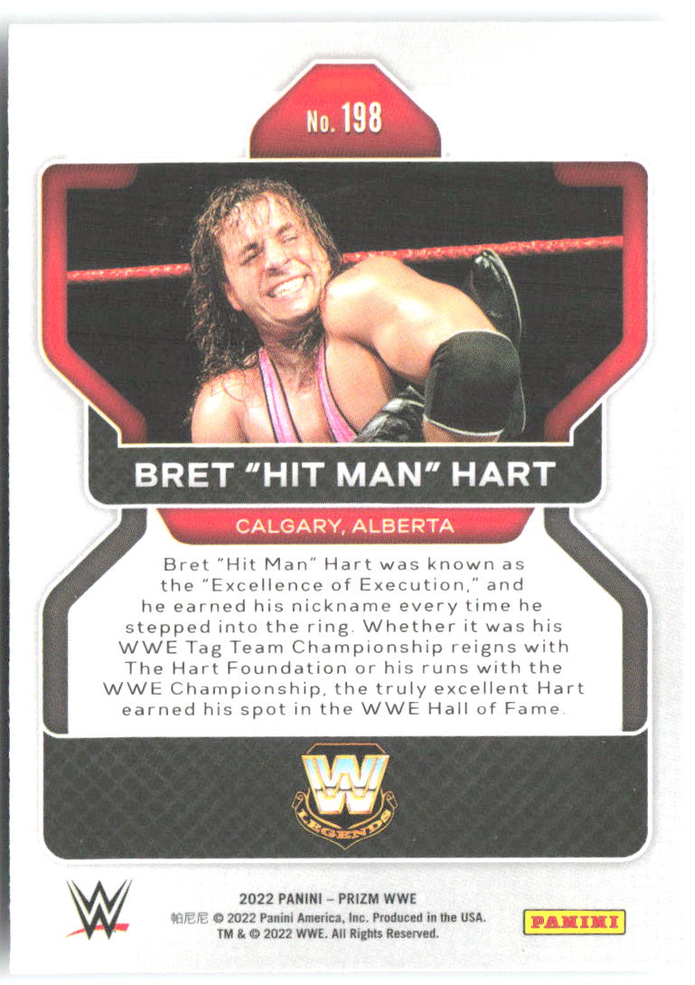 Bret "Hit Man" Hart Panini Prizm WWE 26 2024