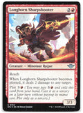 Longhorn Sharpshooter Foil U Outlaws of Thunder Junction 132 NM Diego Gisbert