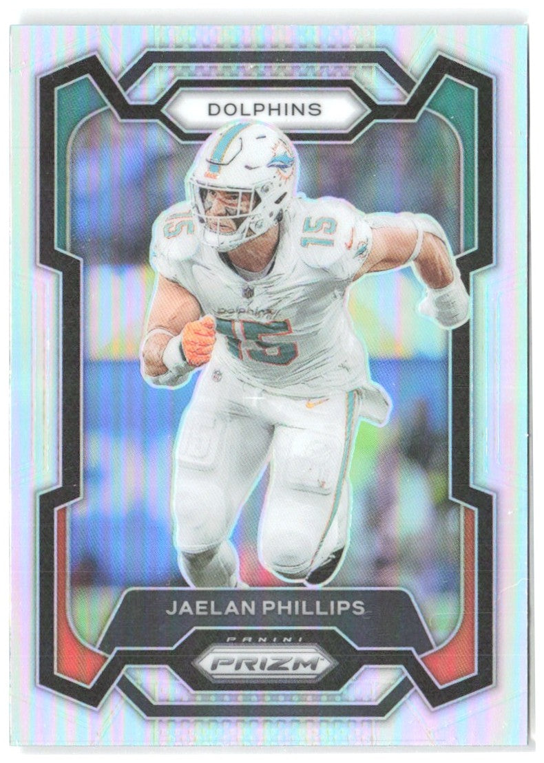 Jaelan Phillips Panini Prizm - Silver 183 2023 Miami Dolphins