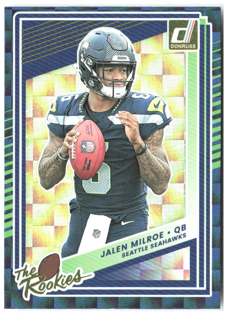 Jalen Milroe Donruss - The Rookies 12 2025 Seattle Seahawks