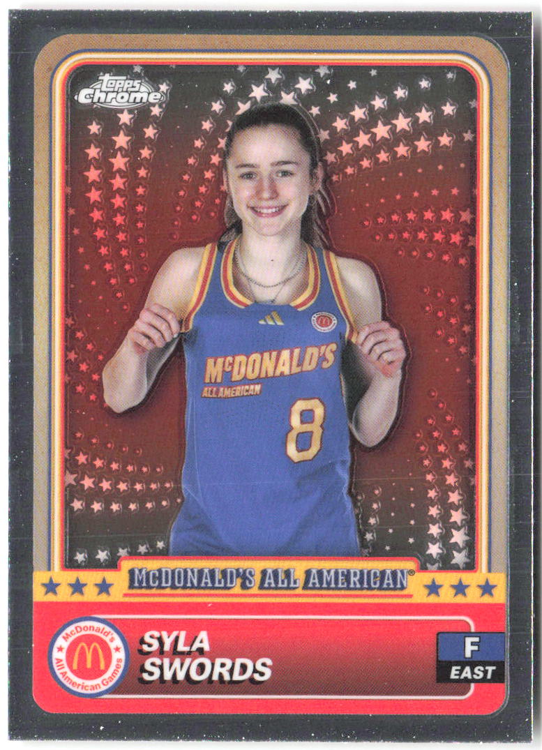 Syla Swords Topps Chrome McDonald's All-American 61 2024