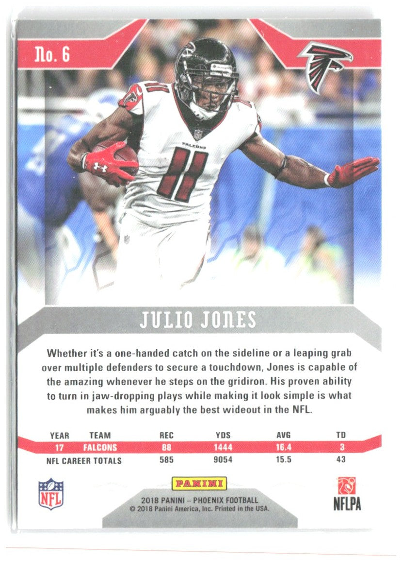 Julio Jones Panini Phoenix 6 2018 Atlanta Falcons
