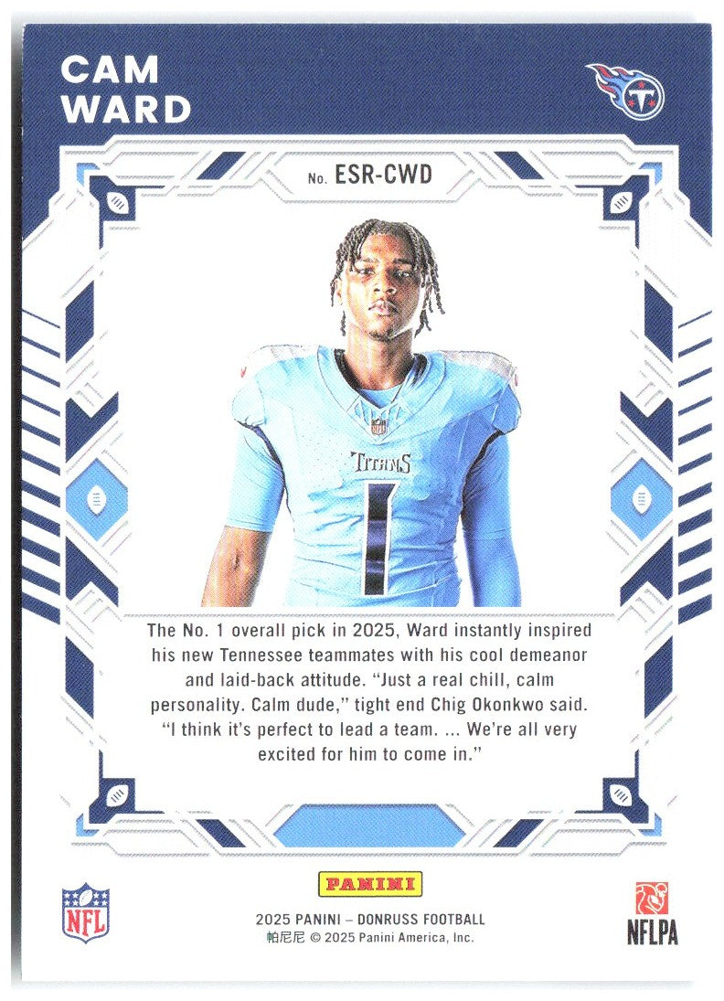 Cam Ward Donruss - The Elite Series Rookies ESR-CWD 2025 Tennessee Titans