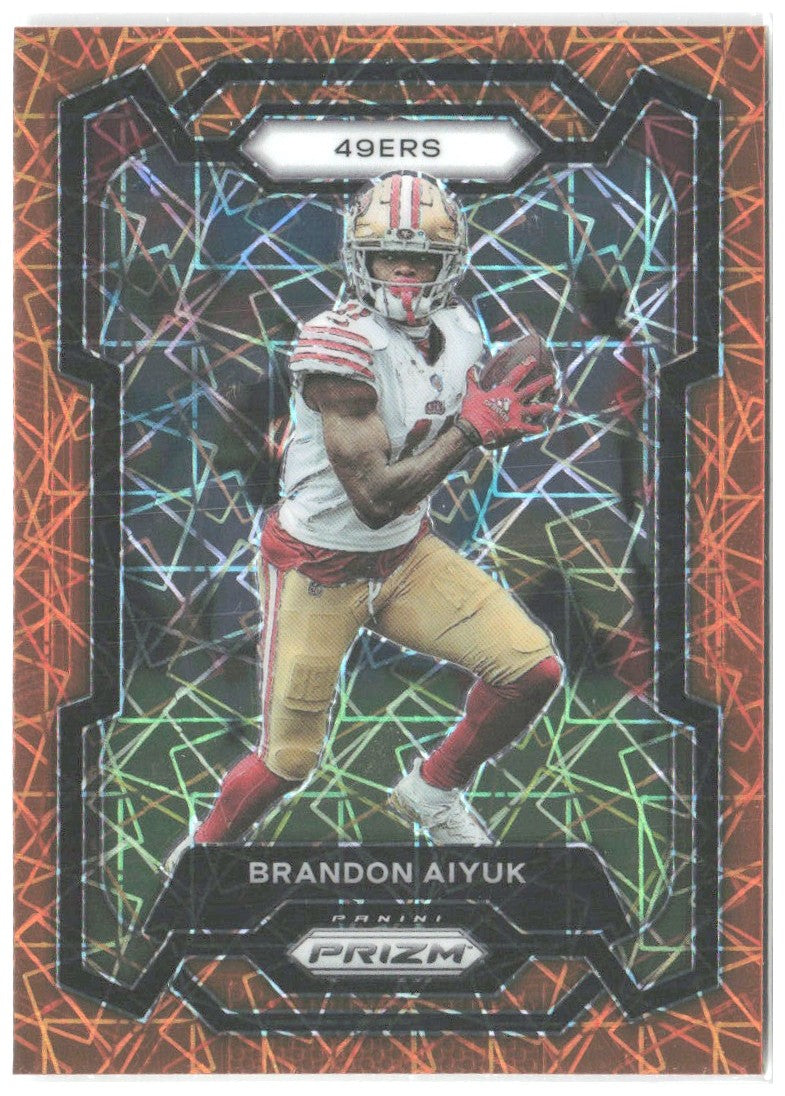 Brandon Aiyuk Panini Prizm - Lazer 265 2023 San Francisco 49ers