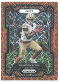 Brandon Aiyuk Panini Prizm - Lazer 265 2023 San Francisco 49ers