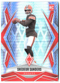 Shedeur Sanders Panini Phoenix - Silver Hyper Prizm 154 2025 Cleveland Browns