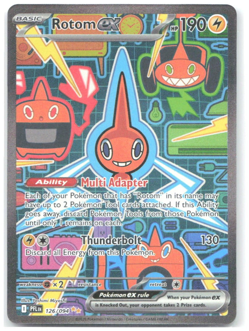 Rotom ex Special Illustration Rare Phantasmal Flames 126/094 NM 5ban Graphics